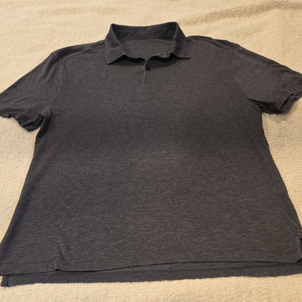 lululemon athletica Dark Gray Polo Shirt